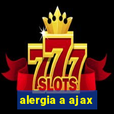 alergia a ajax